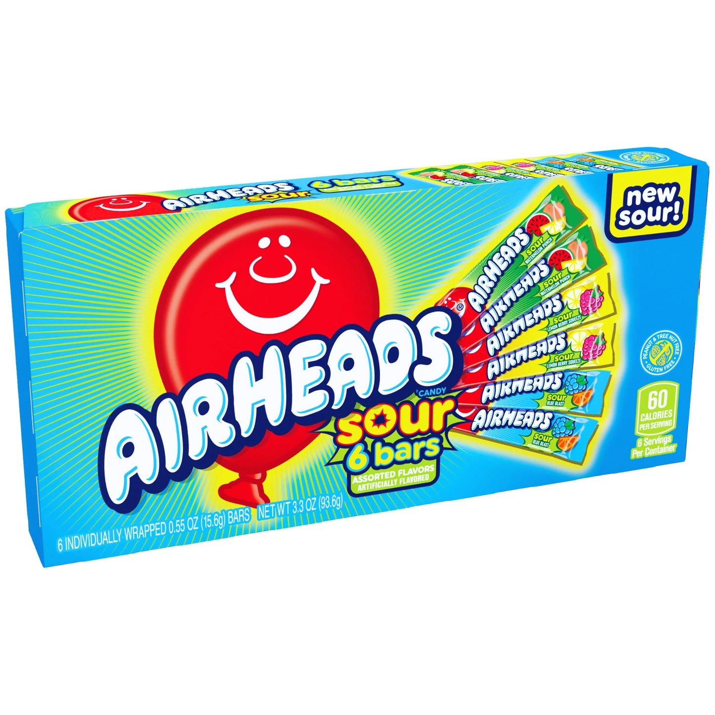 Airheads SOUR 6 bars box