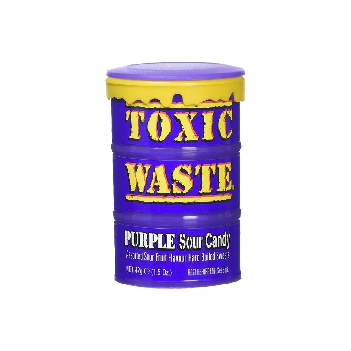 Toxic Waste Sour Candy Drum Purple