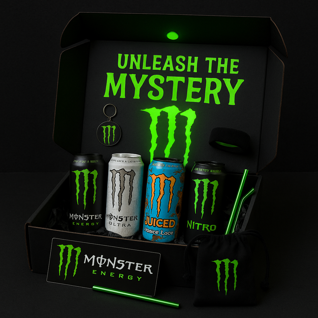 Monster energy mystery box!