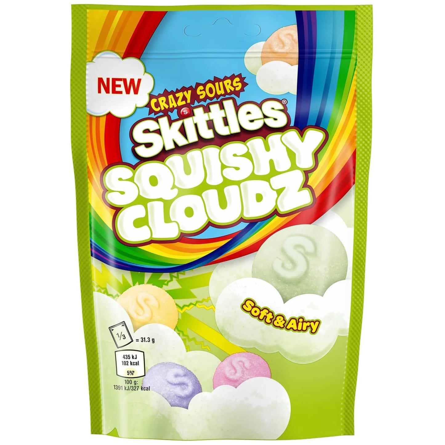 Skittles Squishy Cloudz Crazy Sours